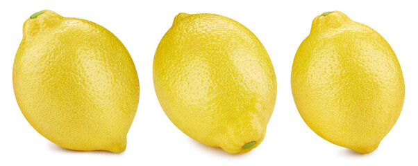Lemon fruit isolated