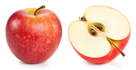 Apples isolated on white