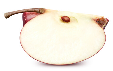 Apples isolated on white