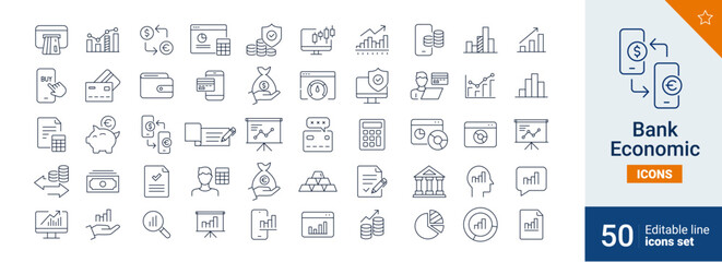 Bank icons Pixel perfect. Paying, fiance, tax, ....