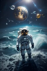 Fototapeta premium Künstliche Intelligenz. Generative AI Technologie