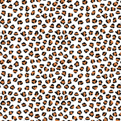 Seamless abstract pattern of leopard skin. Fur, skin, skin of a leopard, cheetah, jaguar. Fashion pattern. Seamless camouflage background for fabric, textile, design, cover, packaging