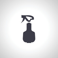 sprayer icon. clean sprayer bottle icon.