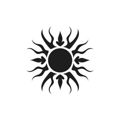 Sun  sunshine solar illumination shine illustration logo best tor your design t-shirt tattoo