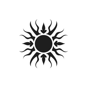 Sun  sunshine solar illumination shine illustration logo best tor your design t-shirt tattoo