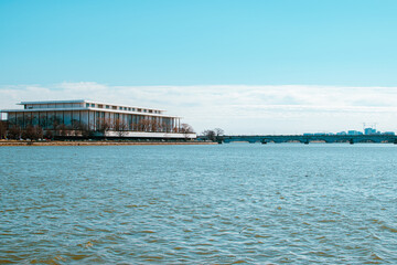 Kennedy center during bright day