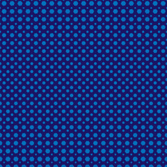 Blue background with polygons of different size
