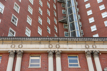 brick buildings, Solid foundation for business success. Perseverance, stability, growth, and timeless professionalism