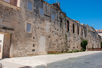 Silver Gate also Eastern Gate Srebrena vrata (Porta argenteain the Diocletian's Palace in Split (Dioklecijanova palača) in the state of Split-Dalmatien Croatia
