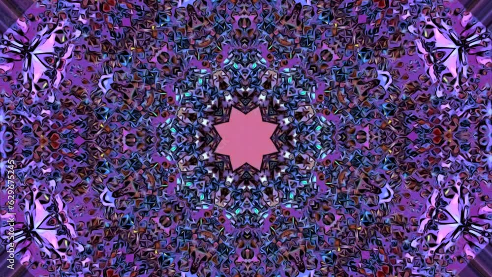 Poster colorful pulsating pattern with noise. design. round pattern with pulsations and noise. pulsating ba