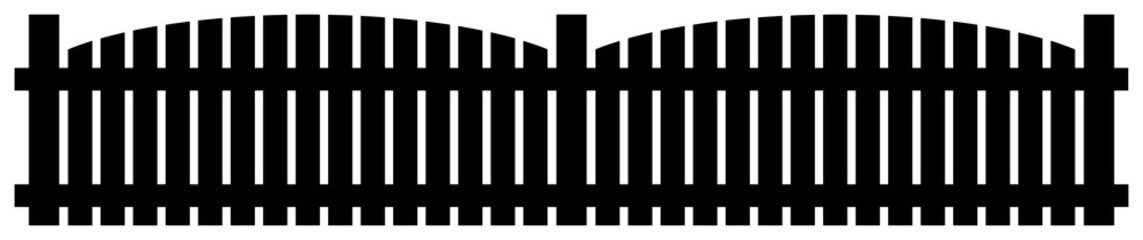 Fence silhouette clipart. 