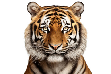Obraz premium Tiger isolated on transparent background , generative ai