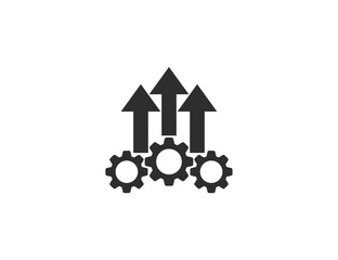 Efficiency, business, management icon. Vector illustration.