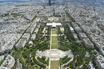 view from eiffel tower