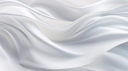 Obraz premium Mininalist White Wave Texture
