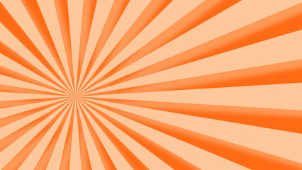 orange sunburst background