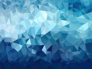 Abstract blue triangle background