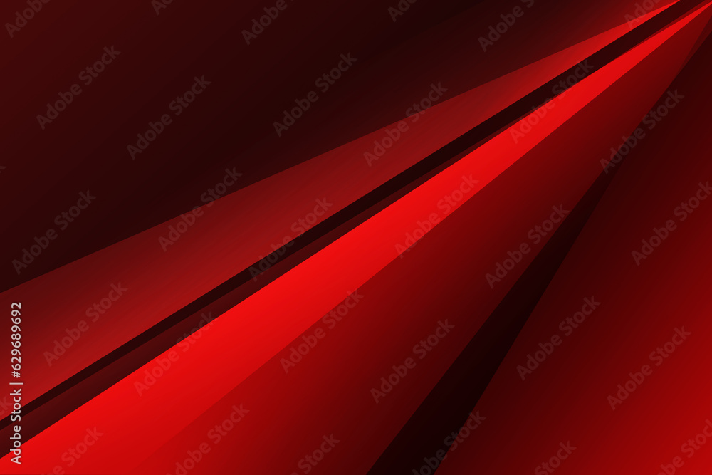 Poster modern red abstract shapes background design in a trendy and elegant style. red color shades backdro