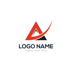 A Letter Logo Design
