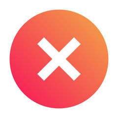 Obraz premium Vector NO sign isolated on white background. Ban symbols for decision making, vote, mobile app, web site. Incorrect sign 10 eps