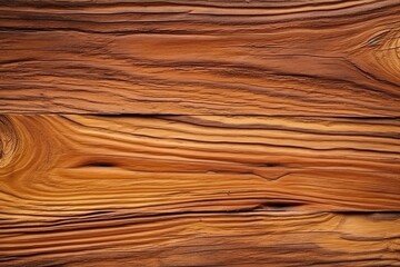 Rich Earthy Tones: Up Close Brown Wood Texture (Generative AI)
