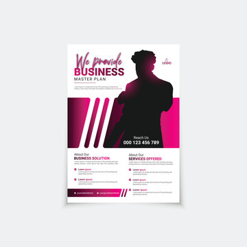 Modern corporate flyer design