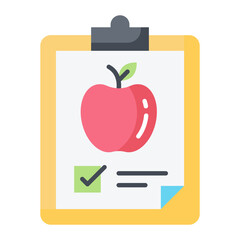 Diet Plan Flat Icon