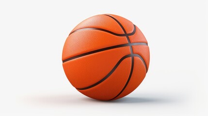 basketball ball isolated on white