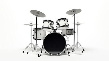 drum kit on a white background