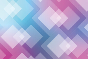 Square shaped blue and pink abstract background. 