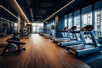 Ein modernes Fitnesscenter, das Technologie und personalisiertes Training nutzt