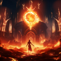 Iconic RPG Element: versatile fire spell icon to enhance any gaming experience. Ideal for diverse narratives and battles.