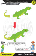 Biology, reproduce by regeneration, next generation question template, dumb physics figures, exam question, eps