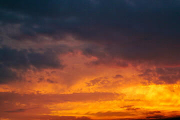 Fototapeta premium sunset in the sky