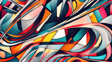 Creative Abstract Concept For Background. Art Work Ethnic. Concept Art. Digital Art