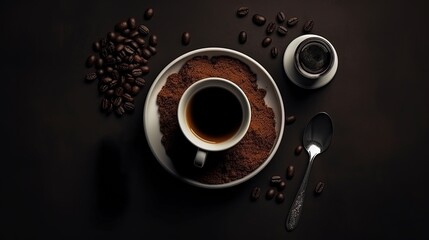 Obraz na płótnie Canvas Coffee. Generative AI