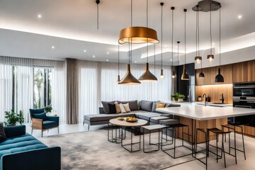 modern dining room