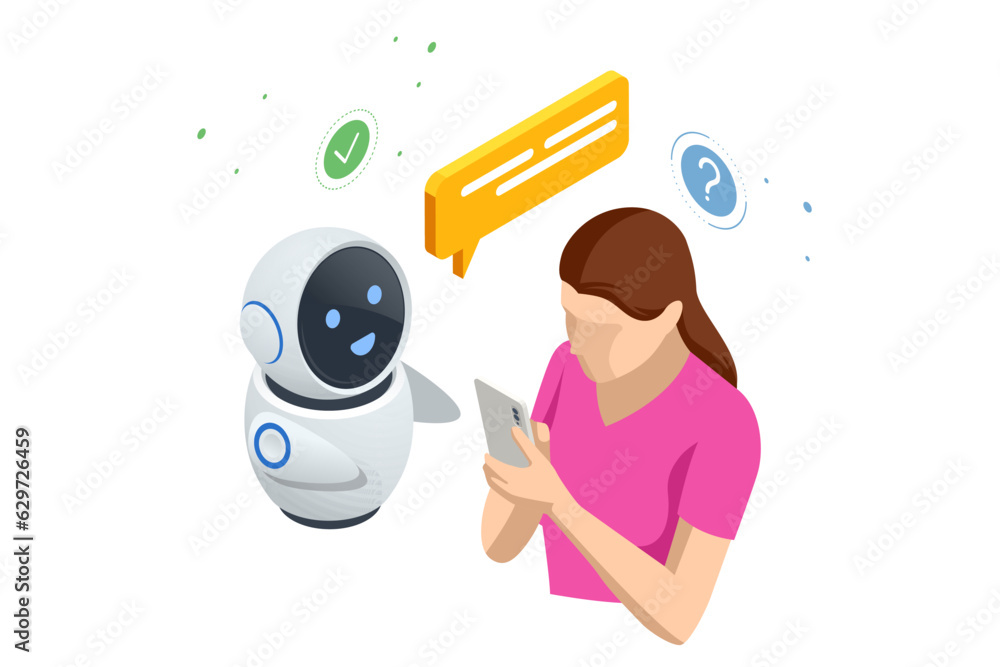 Poster isometric artificial intelligence, knowledge expertise intelligence learn. internet connect chatgpt 