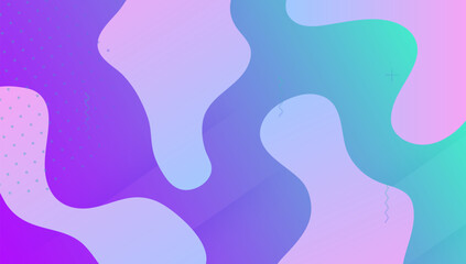 Abstract Shape. Rainbow Texture. Color Landing Page. Violet Trendy Layout. Futuristic Flyer. Neon Fluid Background. Modern Website. Flat Technology Composition. Lilac Abstract Shape