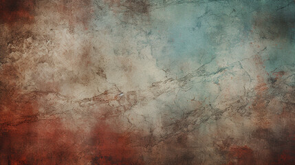 old rust background with spots and cracks. Generative Ai. 