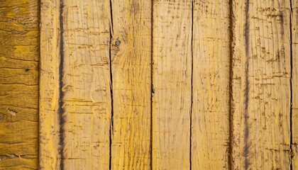 Old wood background with rustic texture wood texture yellow wood, Generative AI
