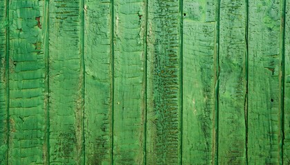 Fototapeta na wymiar Vintage green wood texture background, aged textured wood background, Generative AI