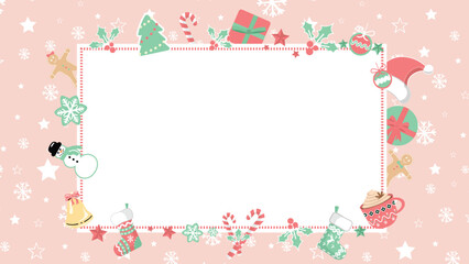 merry christmas greeting card