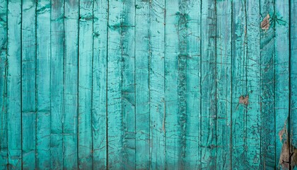 Fototapeta na wymiar Surface an old wood texture, wooden background, turquoise wood, Generative AI