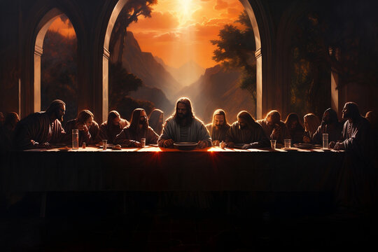 Betrayal of Jesus and His Disciples at the Last Supper