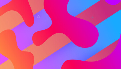 Gradient Flyer. Spectrum Wallpaper. Bright Paper. Modern Design. Cool Landing Page. Violet Graphic Background. Liquid Concept. Wavy Neon Shape. Lilac Gradient Flyer