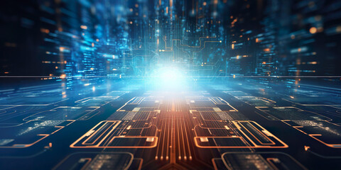 Network data protection background, conections cyberspace, representing tecnology information security, illustrative image programming codes, security concept, Abstract banner. generative ai.