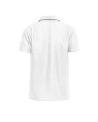 Blank Polo T-Shirt Back View Mockup natural shape on invisible mannequin, for your design mockup...