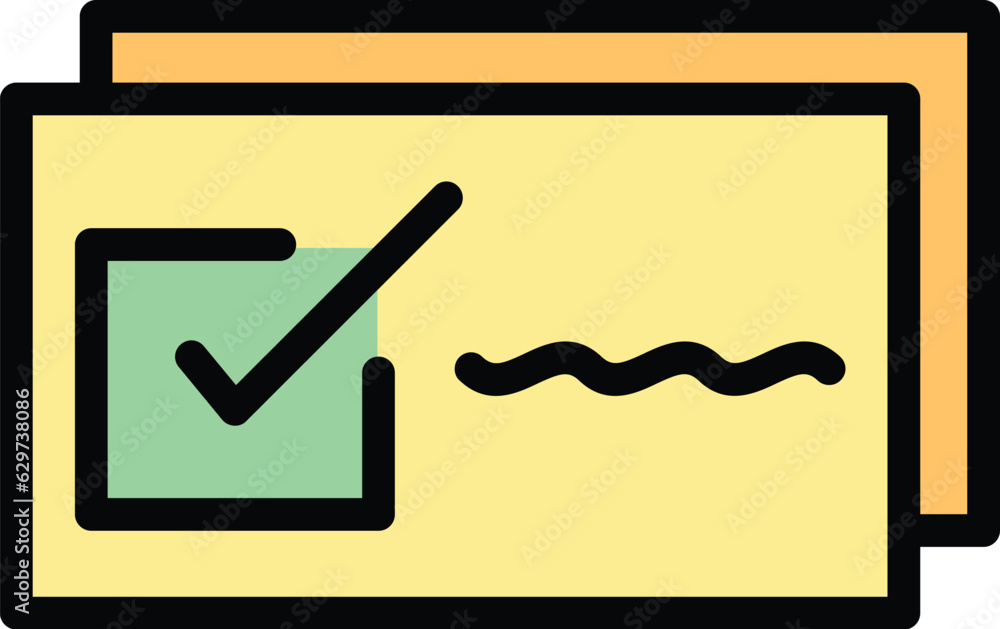 Poster cost benchmark icon outline vector. best test. expertise app color flat