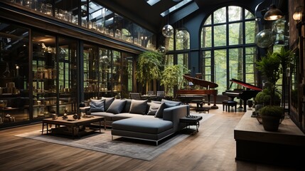 Exquisite Home Décor: Inspiring Interiors with Luxurious Furniture & Architectural Designs, generative AI